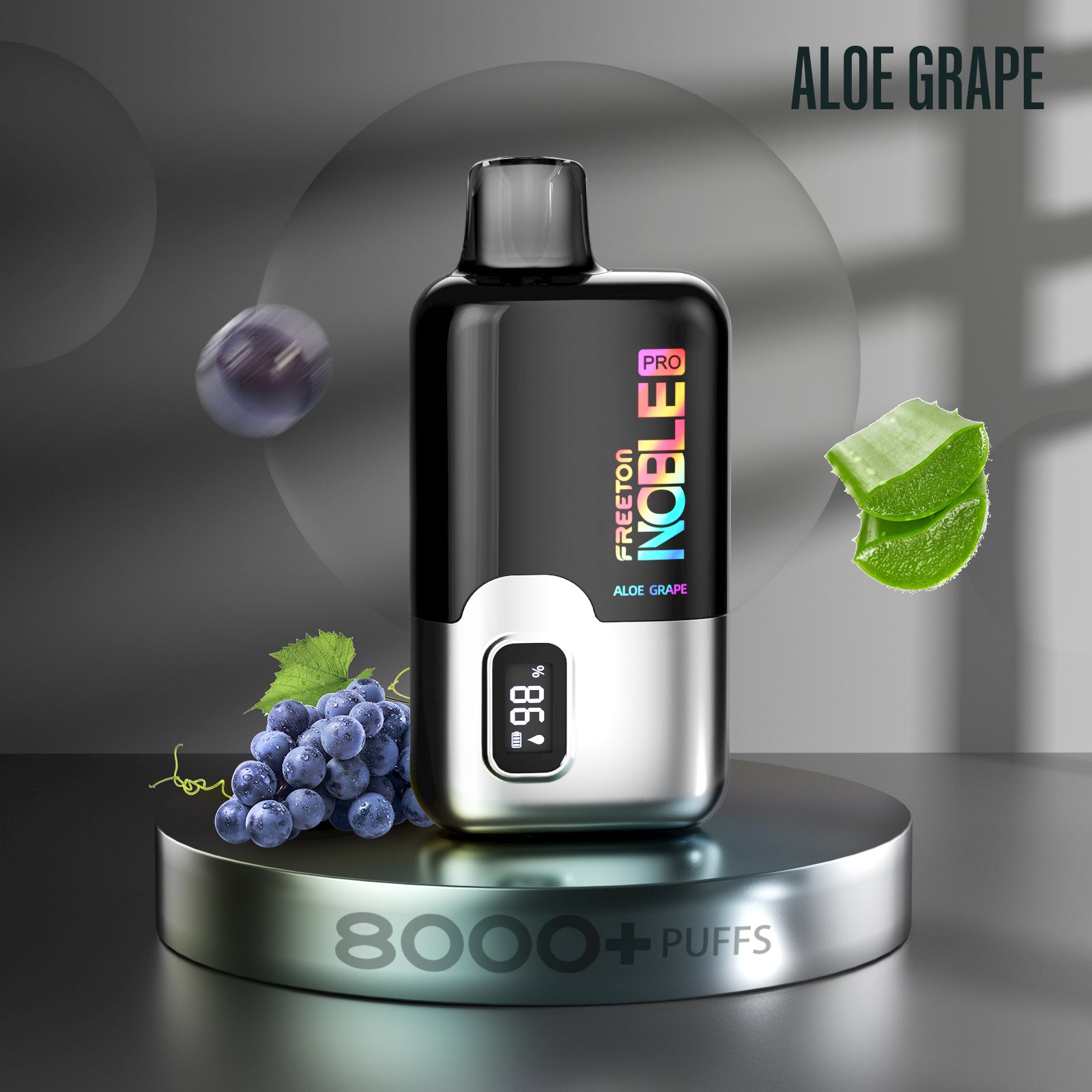 Freeton Noble Pro Aloe Grape 8000+  Puffs