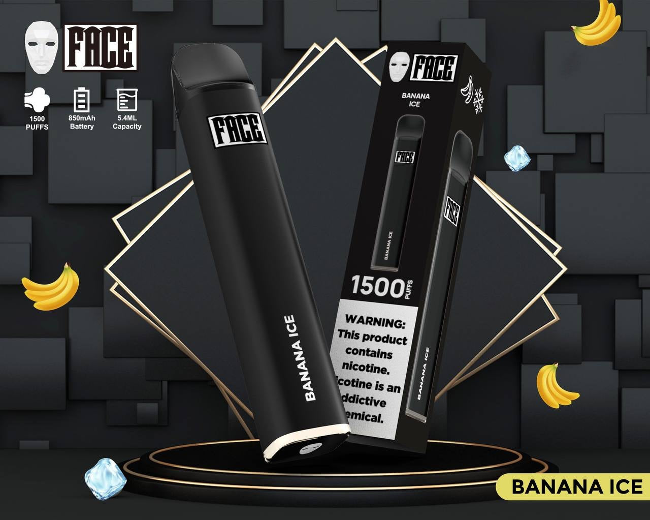 Face Banana Ice 1500