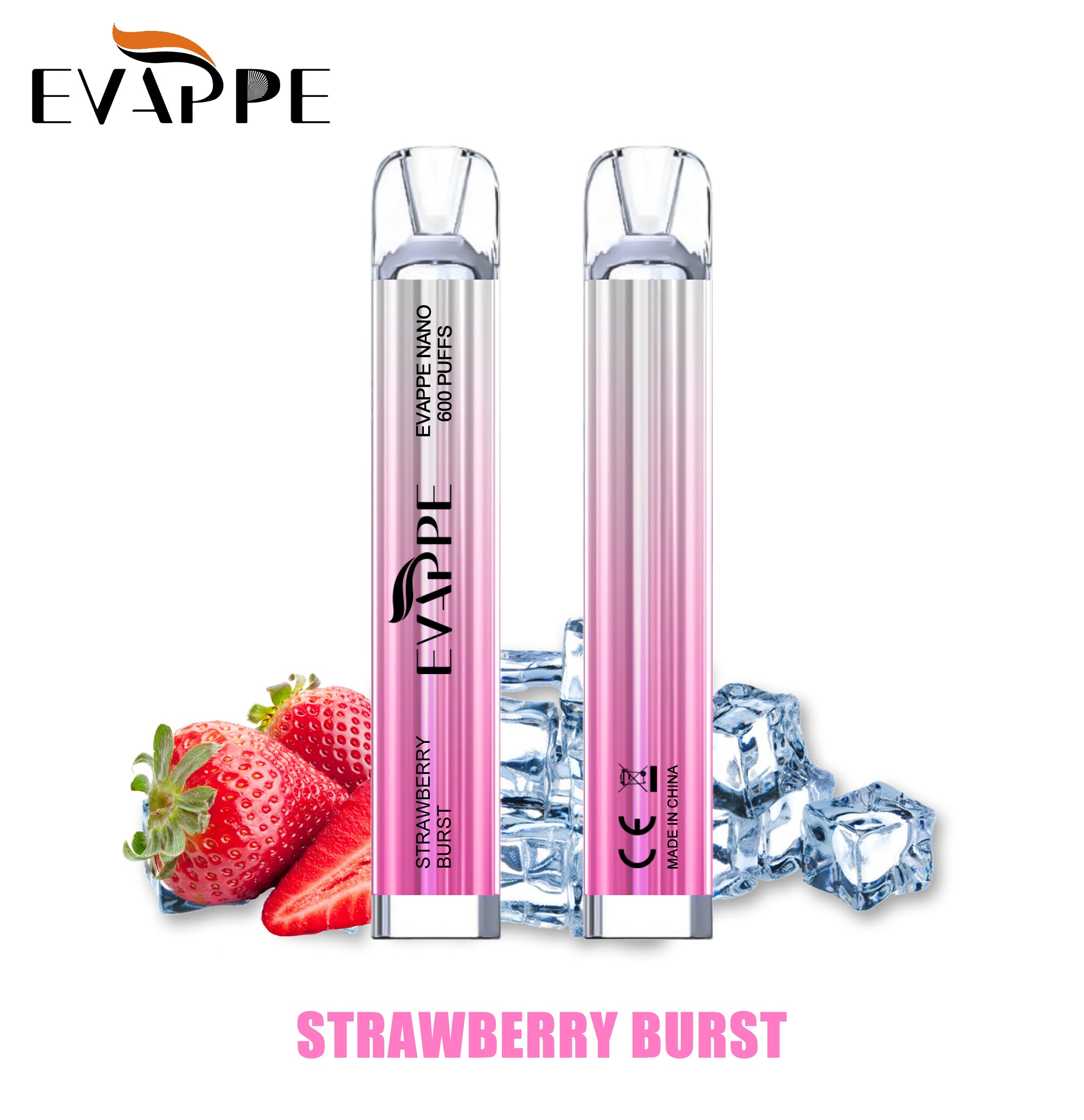 Evappe Nano Strawberry burst 600