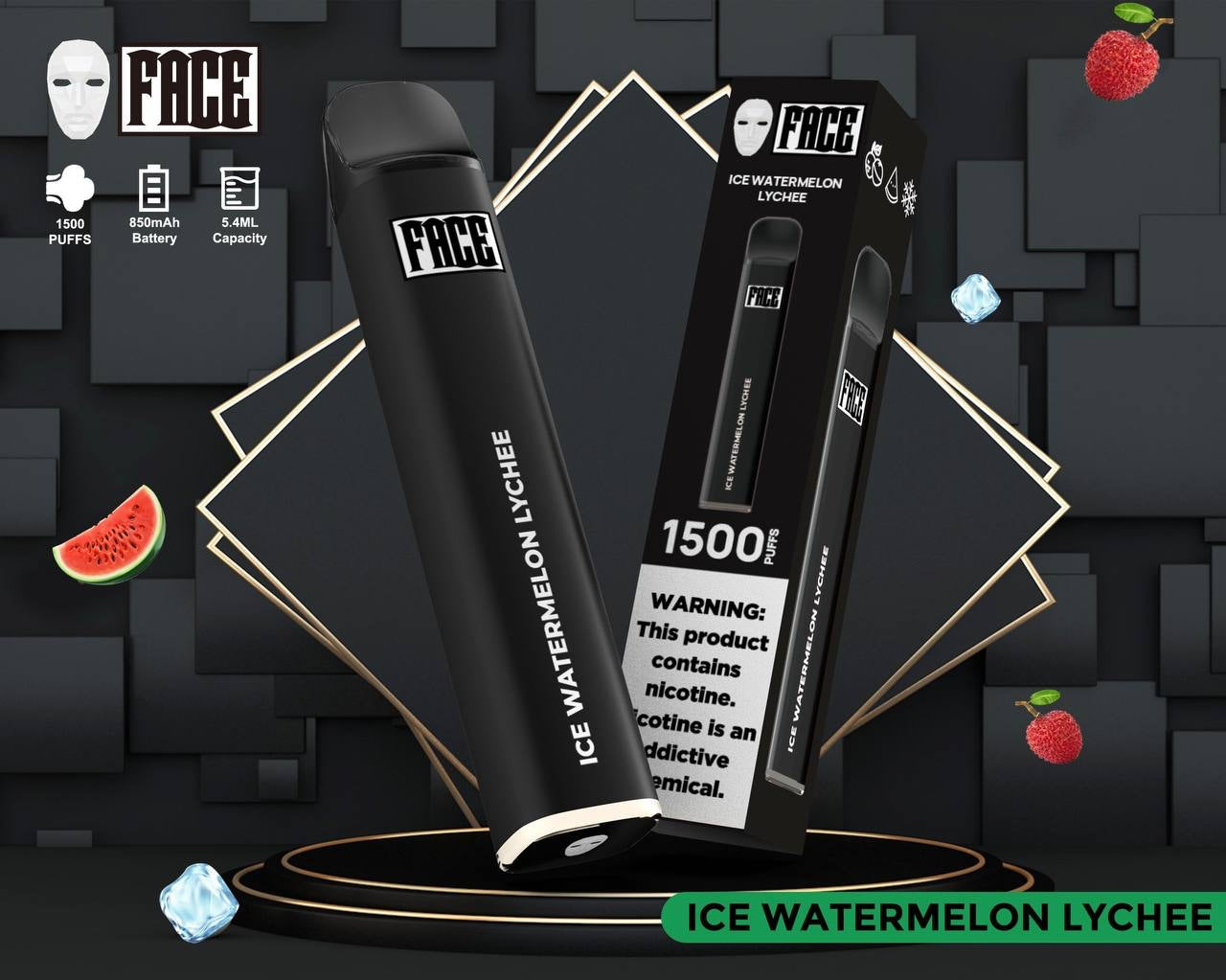 Face Ice Watermelon Lychee 1500