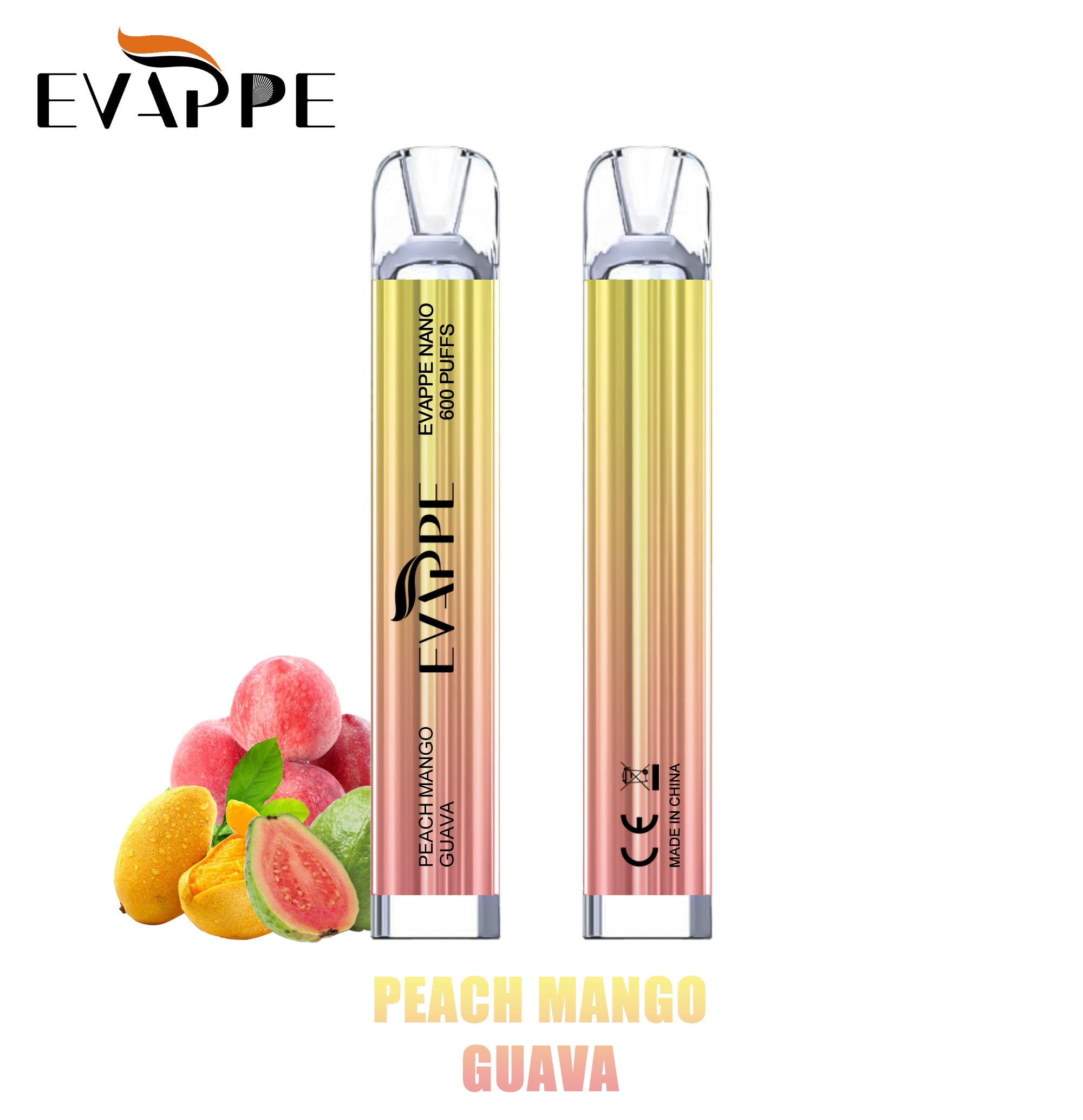 Evappe Nano Peach Mango Guava 600